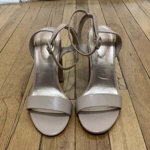 Mix No. 6 Nude Strappy Heels. Size 7.